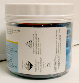 photo of a container of amalgam